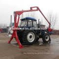 Wood Crane for ATV,tractor implement log trailer with crane